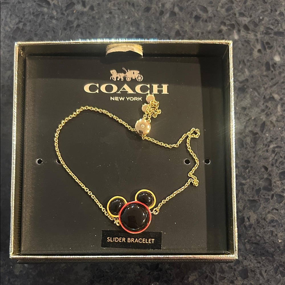 Coach Mickey Mouse Bracelet